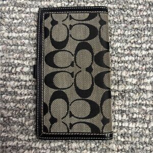 Vintage Coach Signature Checkbook / Wallet Holder